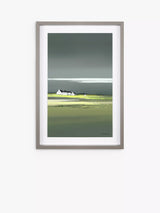 John Lewis Art Marketing Ulyana Hammond 'Ethos' Framed Print & Mount, Green/Grey, 60 x 41cm- Buy online at McGrocer