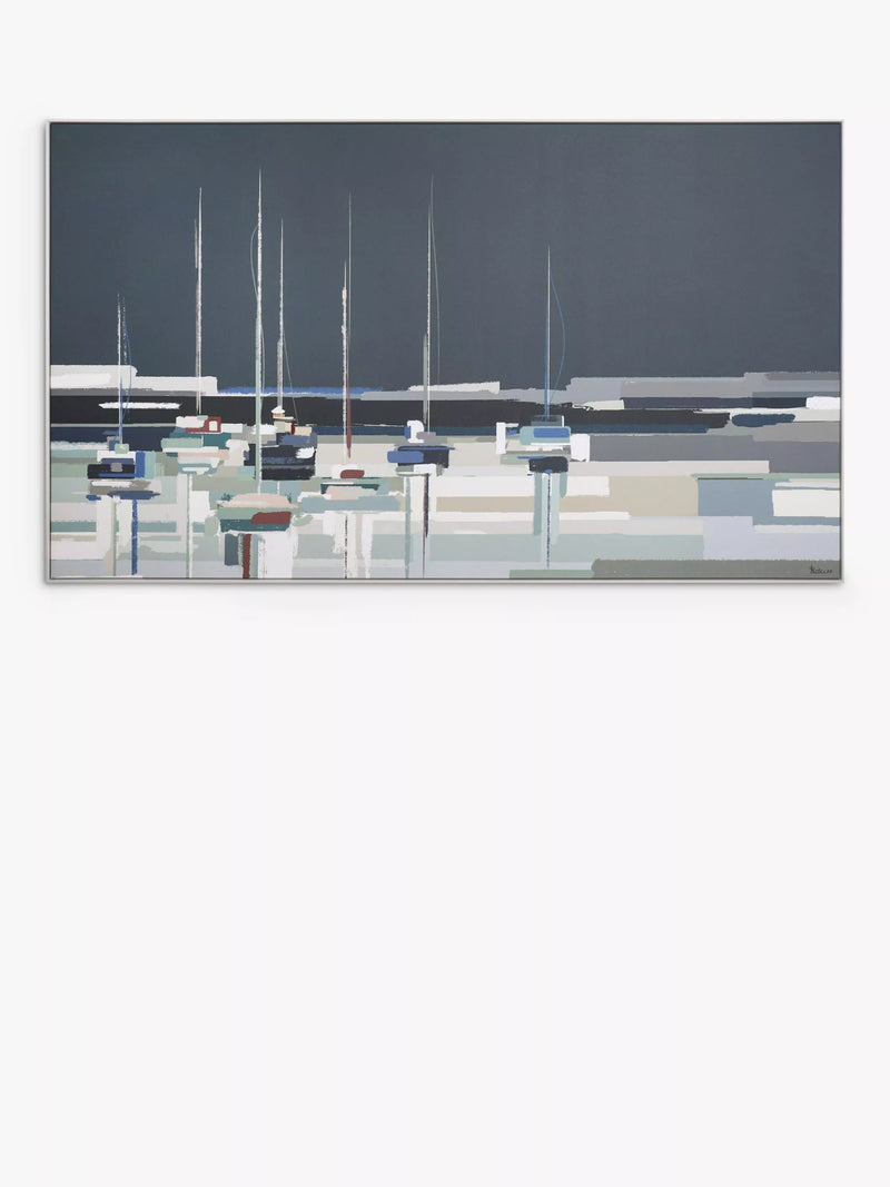 John Lewis Sabrina Roscino framed canvas Side by Side 82x142cm, imported from the UK