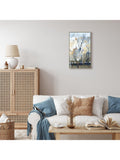 John Lewis Silver Birch Blues framed canvas 67x40cm, imported from the UK
