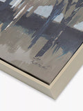 John Lewis Silver Birch Blues framed canvas 67x40cm, imported from the UK