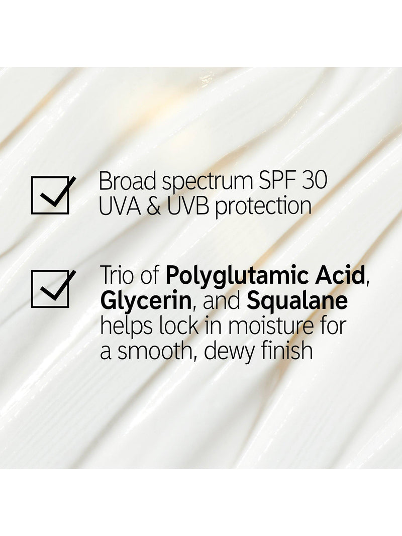 The INKEY List Polyglutamic Acid Dewy Sunscreen SPF30 50ml (British brand)