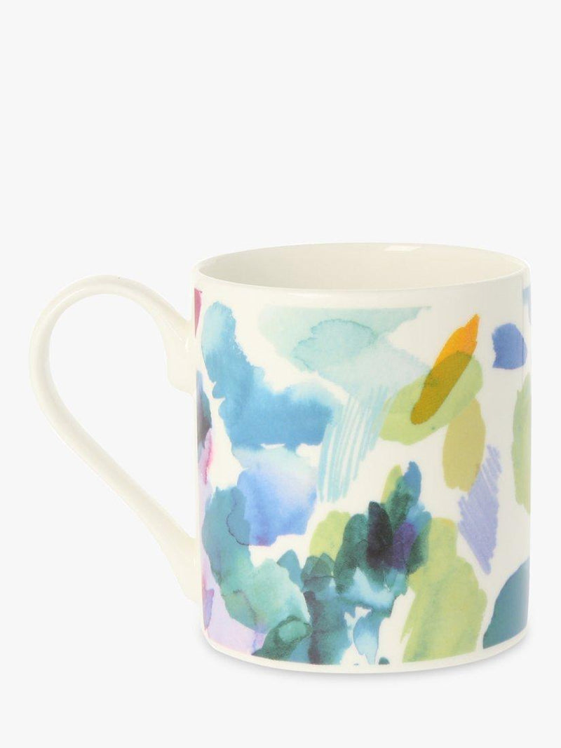 bluebellgray abstract print bone china mug 300ml multi-color, imported from the UK