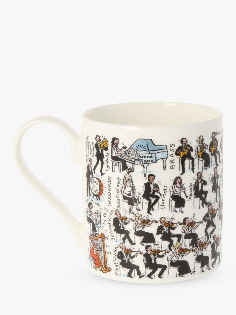 McLaggan Smith orchestra bone china mug 350ml (British brand)