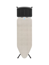 John Lewis Brabantia Ironing Board C with Steam Unit Holder 124 x 45cm Denim Grey- Buy online at McGrocer