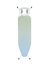John Lewis Brabantia Ironing Board B with Solid Steam Iron Rest Soothing Sea 124 x 38cm- Buy online at McGrocer