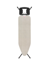 John Lewis Brabantia Ironing Board B Solid Steam Iron Rest Denim Grey 124 x 38cm- Buy online at McGrocer