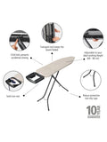 Brabantia ironing board Denim Grey 124x38cm, UK version