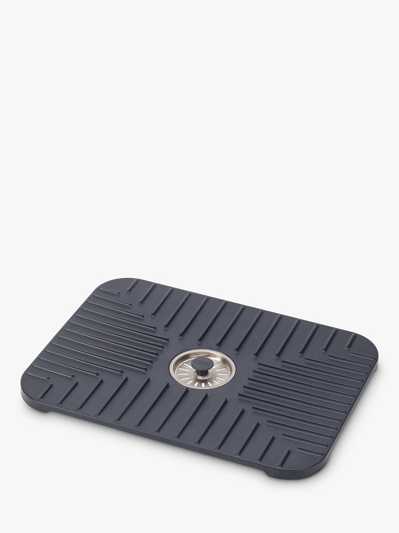 Joseph Joseph grey large sink saver with removable plug, UK version