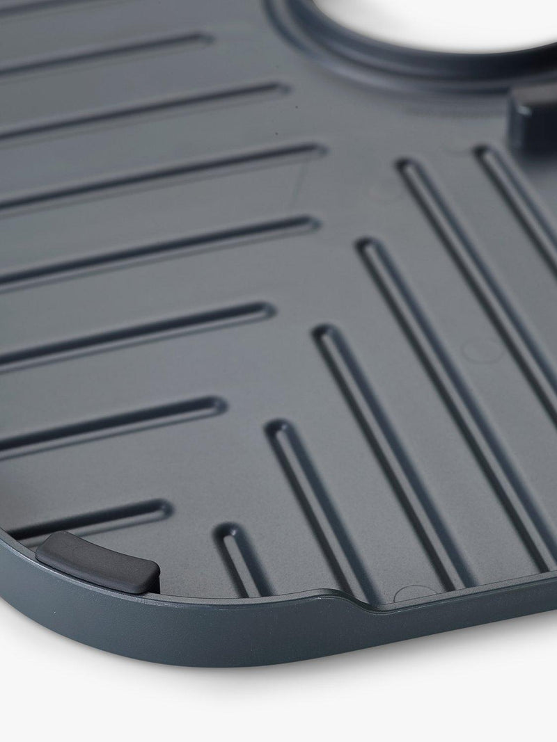 Joseph Joseph grey large sink saver with removable plug, UK version