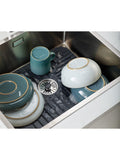 Joseph Joseph grey large sink saver with removable plug, UK version