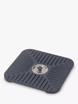John Lewis Non-Slip Sink Protector with Removable Plug and Drainage Grooves, Grey- Buy online at McGrocer