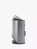 Joseph Joseph Arc Pedal Bin with Liner Pocket, 10L, Stainless Steel