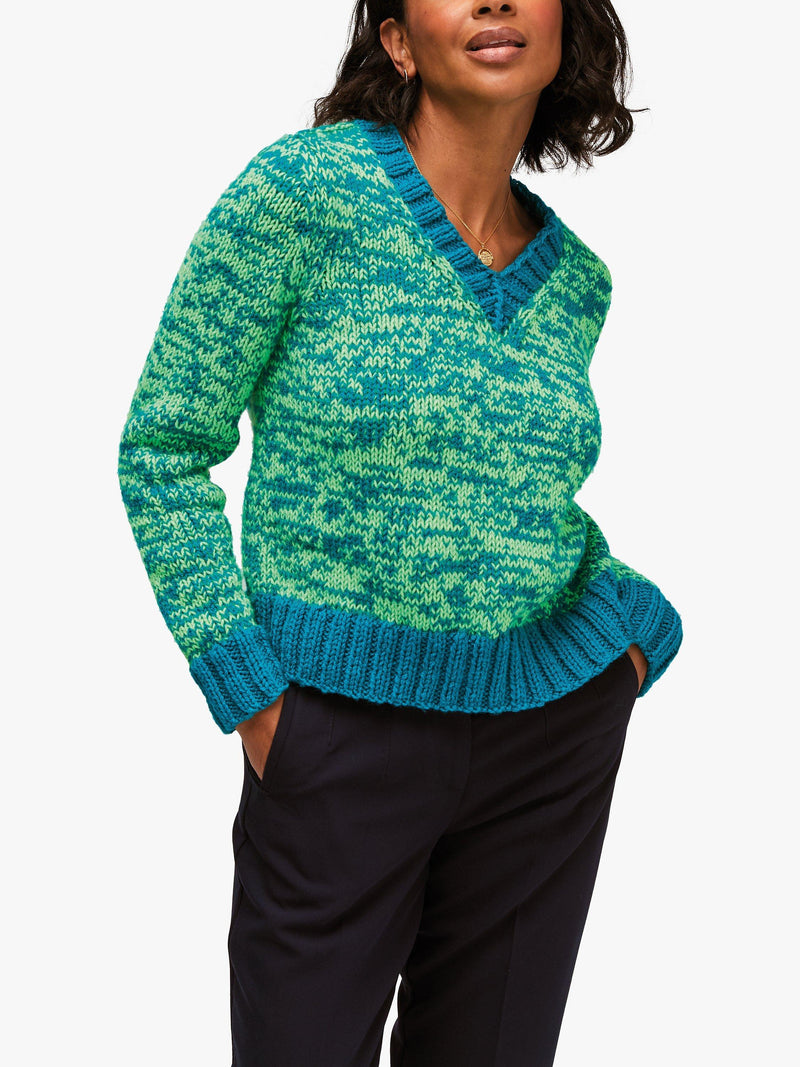 Hayfield Two Tone Neons knitting pattern book - British product