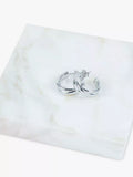 Auree Knightsbridge silver hoop earrings 2cm, UK version
