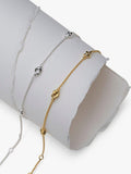 Auree nautisches Knotenkettchen Armband goldplattiert Vermeil (britische Marke)