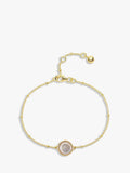 Bracelet vermeil pierre de naissance Auree, version Royaume-Uni