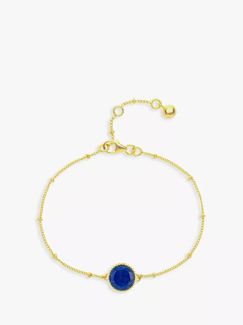 Bracelet vermeil pierre de naissance Auree