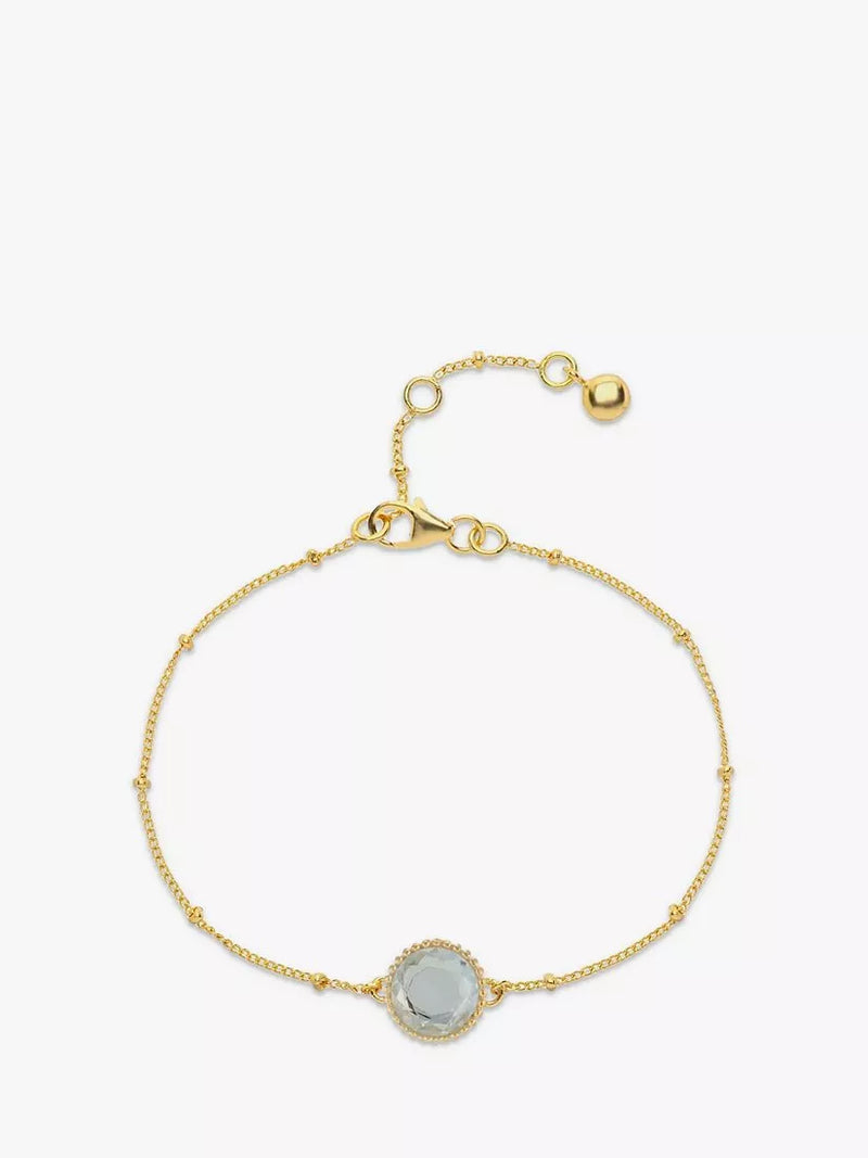 Bracelet vermeil pierre de naissance Auree