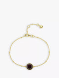 Bracelet vermeil pierre de naissance Auree, version Royaume-Uni