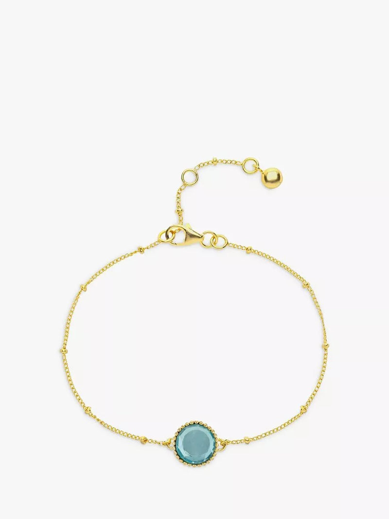 Bracelet vermeil pierre de naissance Auree
