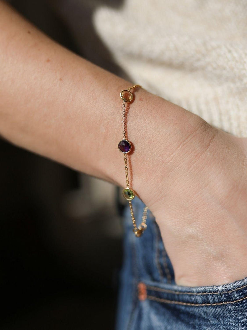 Bracelet multigemmes Auree Chennai - Produit britannique