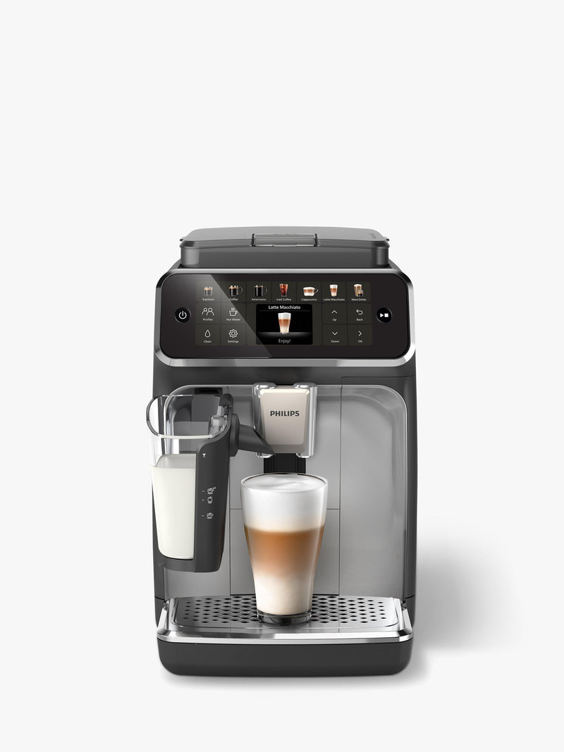 Philips Series 4400 EP4446/70 coffee machine, black, imported from the UK