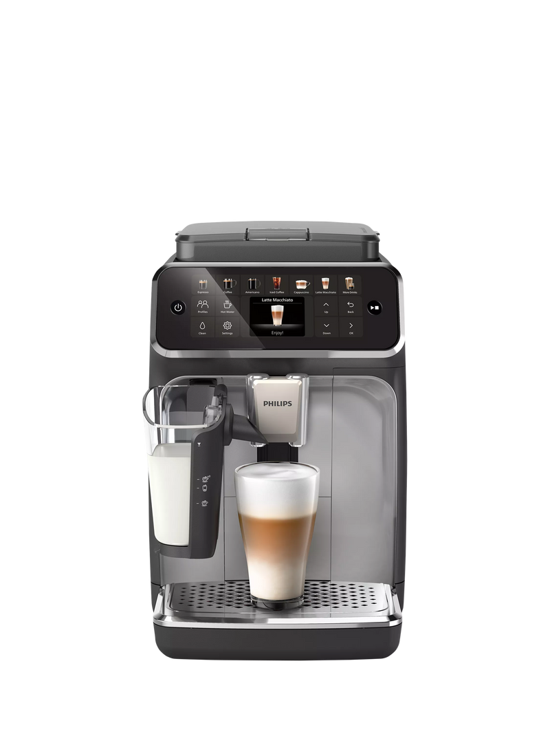 Philips Series 4400 EP4446/70 coffee machine, black, imported from the UK