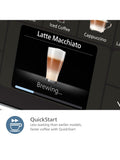 Philips Series 4400 EP4446/70 coffee machine, black, imported from the UK