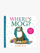 John Lewis Felt Flap Board Book for Young Children Featuring Mog the Cat- Buy online at McGrocer