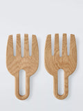 John Lewis oak wood salad servers with FSC certification, UK version