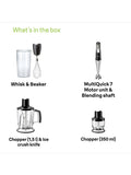 Braun MQ7045X hand blender black (British brand)