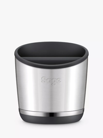 John Lewis Sage Luxe 20 Puck Kaffegrut-boks Rustfritt Stål Espressotilbehør - Kjøp online hos McGrocer