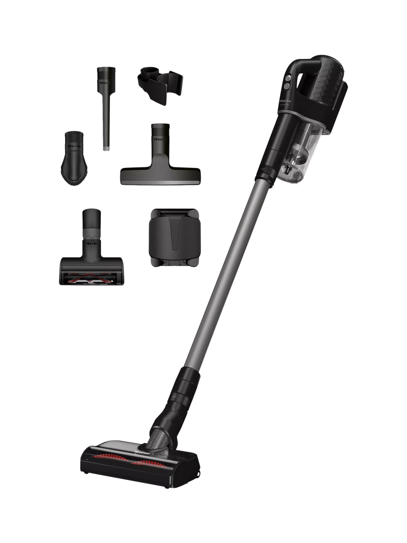 Miele Duoflex HX1 Cat & Dog cordless vacuum cleaner in Obsidian Black, imported from the UK