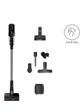 Miele Duoflex HX1 Cat & Dog cordless vacuum cleaner in Obsidian Black, imported from the UK