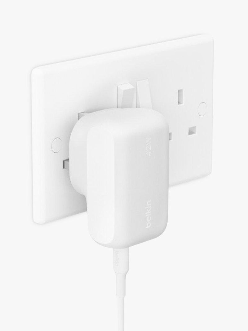 Belkin 42W dual wall charger, UK version