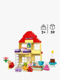 LEGO DUPLO Peppa Pig Birthday House 20+ pieces, UK version