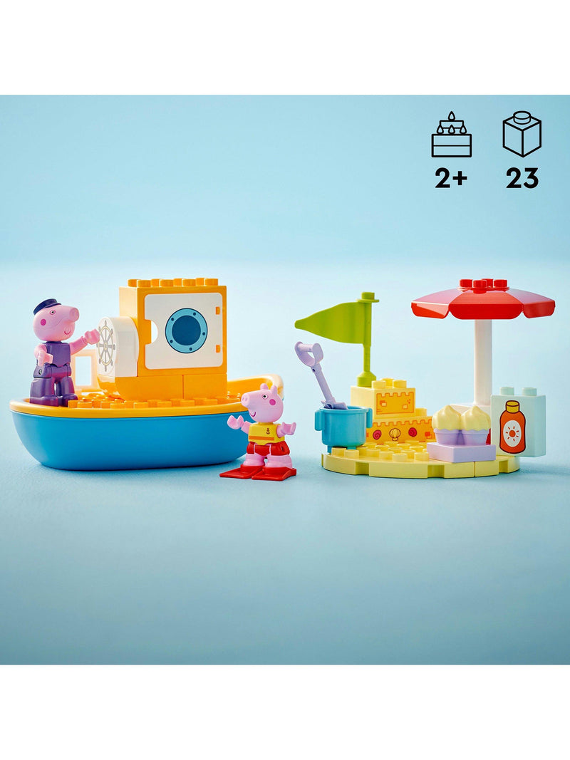 LEGO DUPLO Peppa Pig Boat Trip Construction Set, UK version