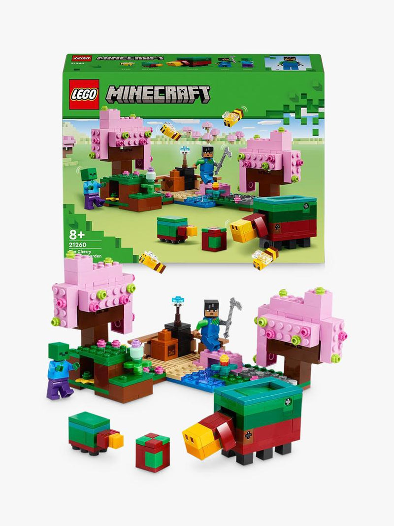Cherry Blossom Garden Building Set with Interactive Figures