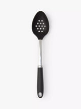 John Lewis John Lewis Soft Grip Nylon Slotted Spoon Silver/Black Kitchen Spoon- Buy online at McGrocer