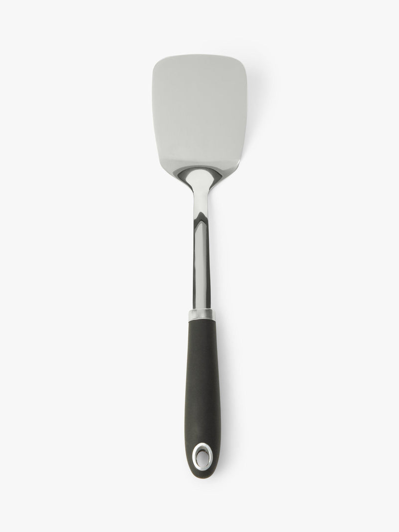 John Lewis stainless steel solid turner with soft grip, UK version