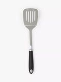 John Lewis stainless steel slotted turner with soft grip handle, UK version