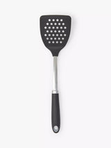 John Lewis John Lewis Nylon Slotted Turner Silver Black Kitchen Tool- Buy online at McGrocer