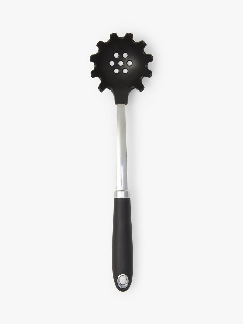 John Lewis spaghetti spoon Silver/Black, UK version