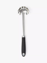 John Lewis Stainless Steel Spaghetti Spoon with Soft Grip Handle, Silver and Black- Buy online at McGrocer