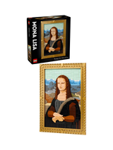 John Lewis Lego Art Mona Lisa Painting Building Set for Adults- Buy online at McGrocer