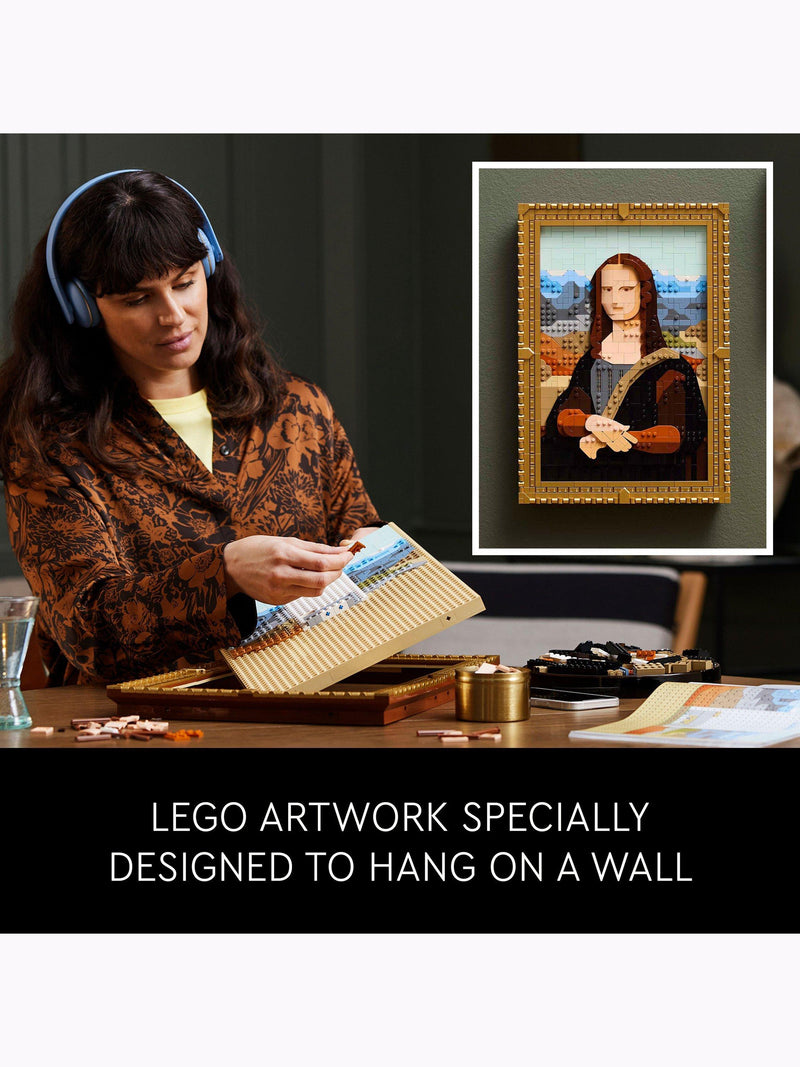 Lego Mona Lisa building set, UK version