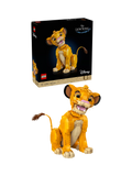 LEGO adult building set with movable lion cub figure, UK version