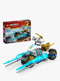 Ice Motorcycle Ninja Toy Set with Action Figure and Golden Swords