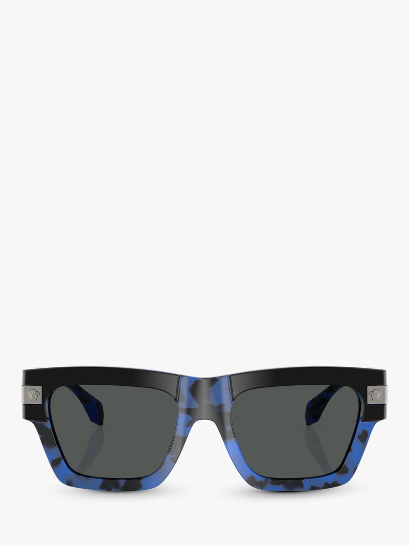 Versace square sunglasses VE4464 Havana Blue/Grey, UK version