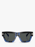 Versace square sunglasses VE4464 Havana Blue/Grey, UK version